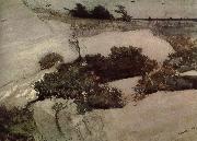 Winslow Homer Maine cliffs France oil painting artist
